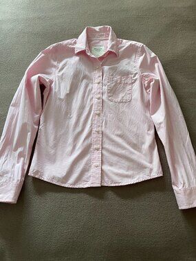 SUPER CUTE Y2K Vintage Abercrombie & Fitch Women Button Down Shirt Pink Small